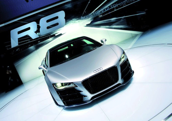 audi r8 acceleration presentment